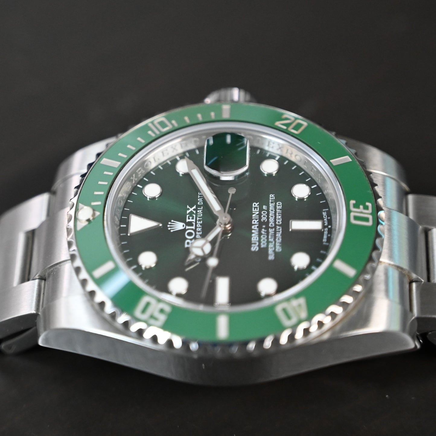 【ROLEX】ロレックス サブマリーナデイトグリーン　116610LV　極美品