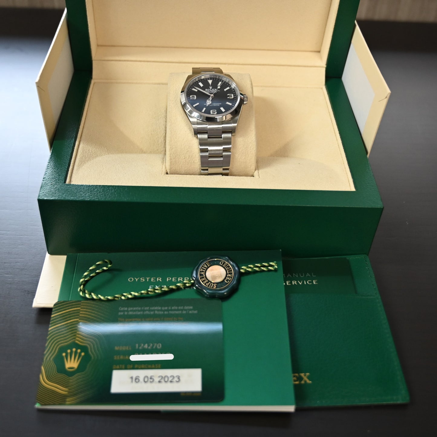 【ROLEX】ロレックス エクスプローラー 124270 未使用 2023年5月