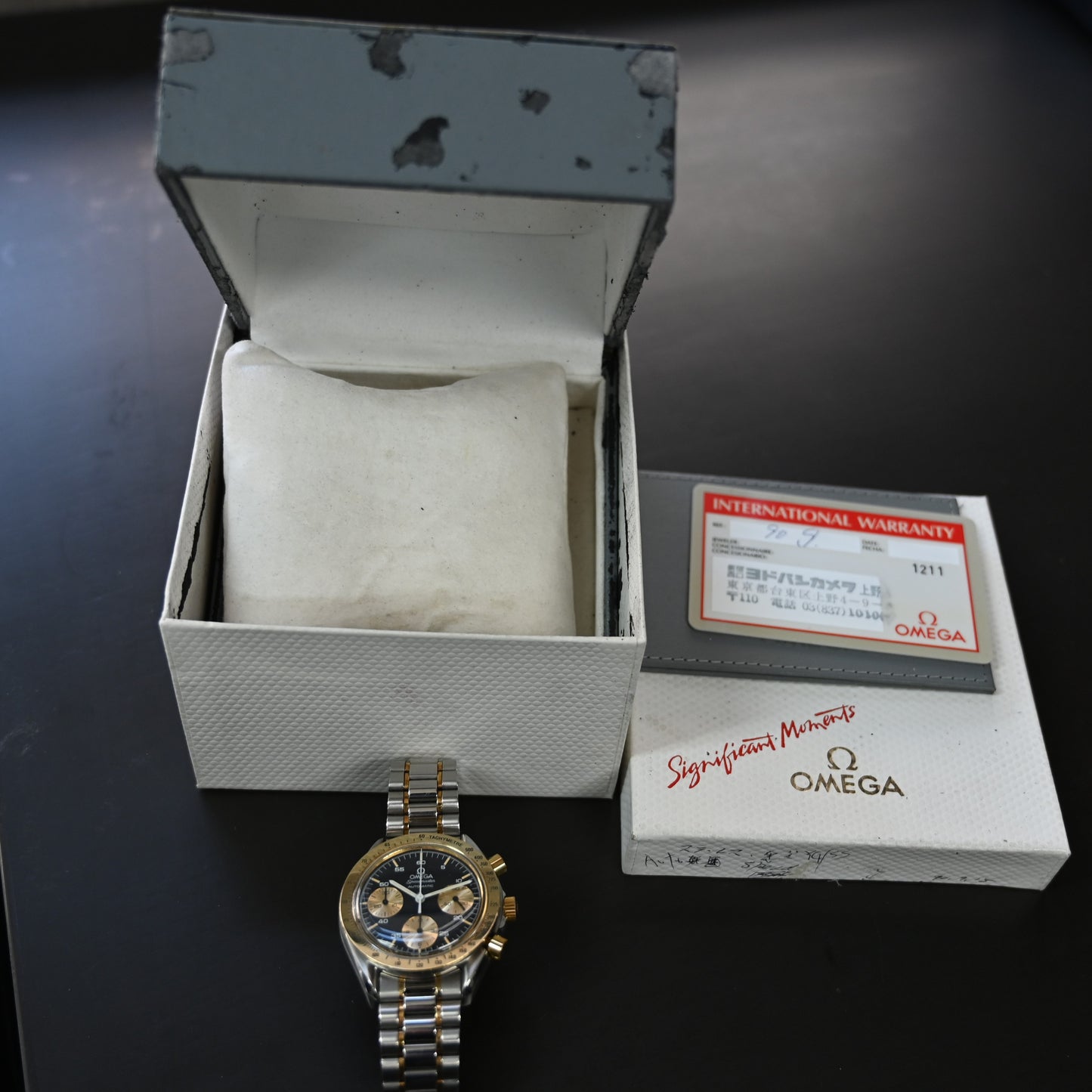 【OMEGA】オメガ スピードマスターSS/YG　175.0033 中古美品