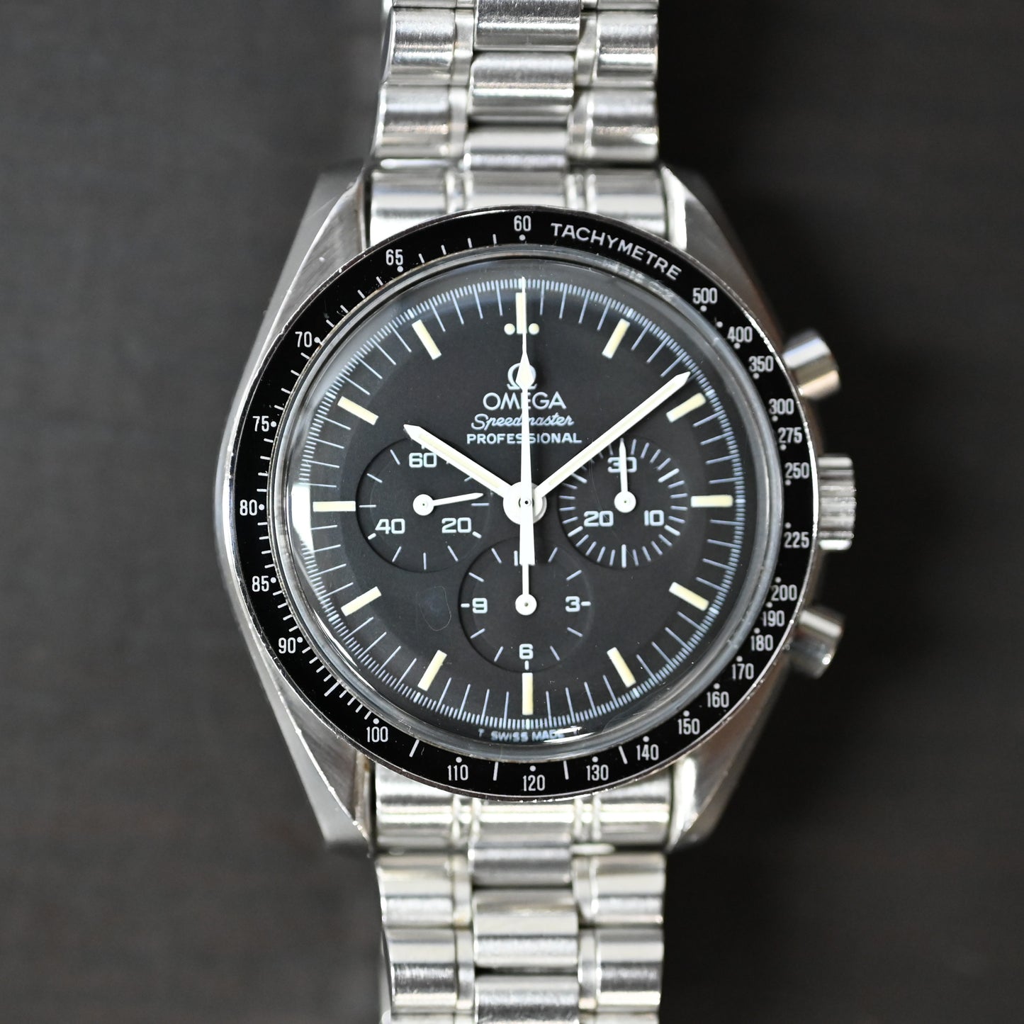 【OMEGA】オメガ スピードマスター アポロ11号 20th US限定2000本　3890.59　ノンポリッシュ美品