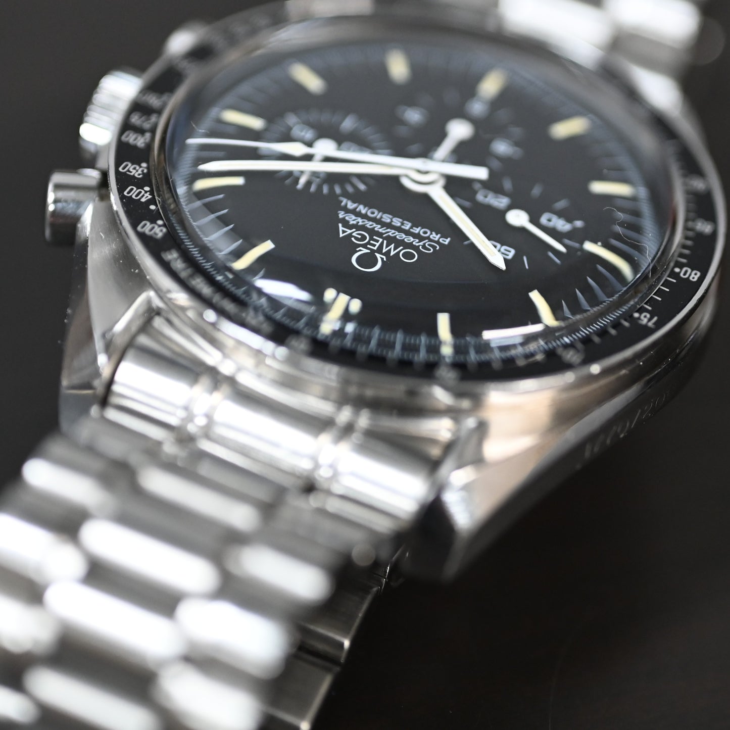 【OMEGA】オメガ スピードマスター アポロ11号 20th US限定2000本　3890.59　ノンポリッシュ美品