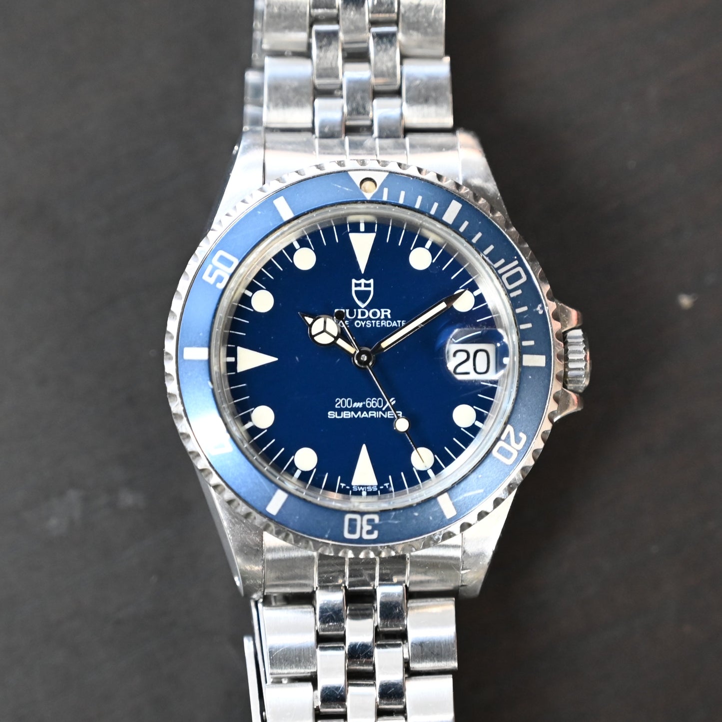 【TUDOR】チューダー　サブマリーナデイト　ブル―　75090　中古
