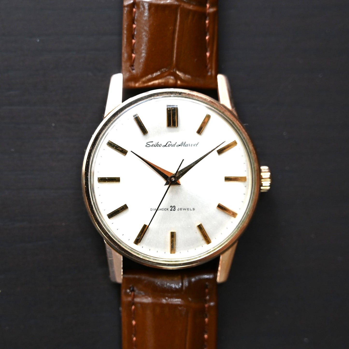 【SEIKO】セイコー ロードマーベル 後期型 5740-1990　ハックあり　14kgf 手巻き　ヴィンテージ