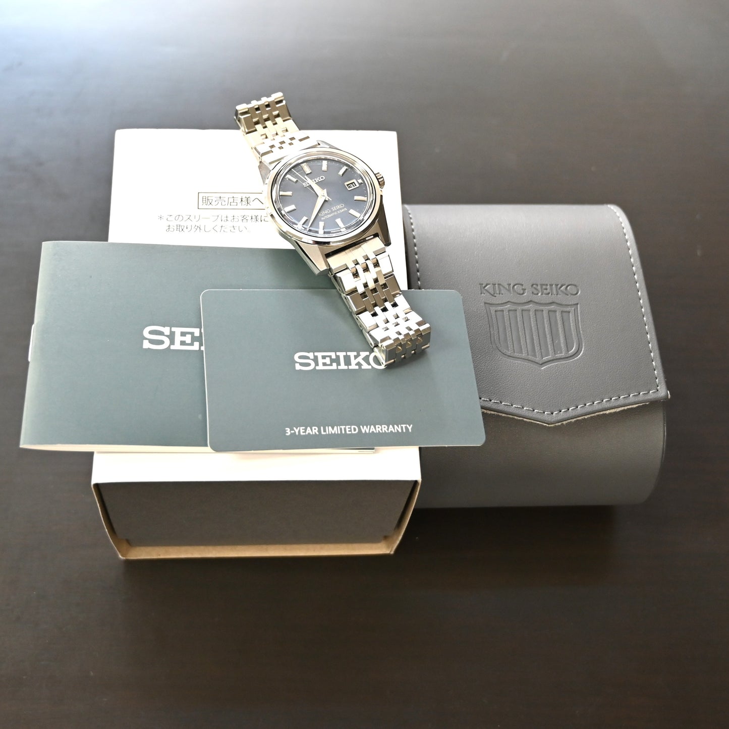 【KING SEIKO】キングセイコー SDKS023　インディゴブルー文字盤　未使用レベル