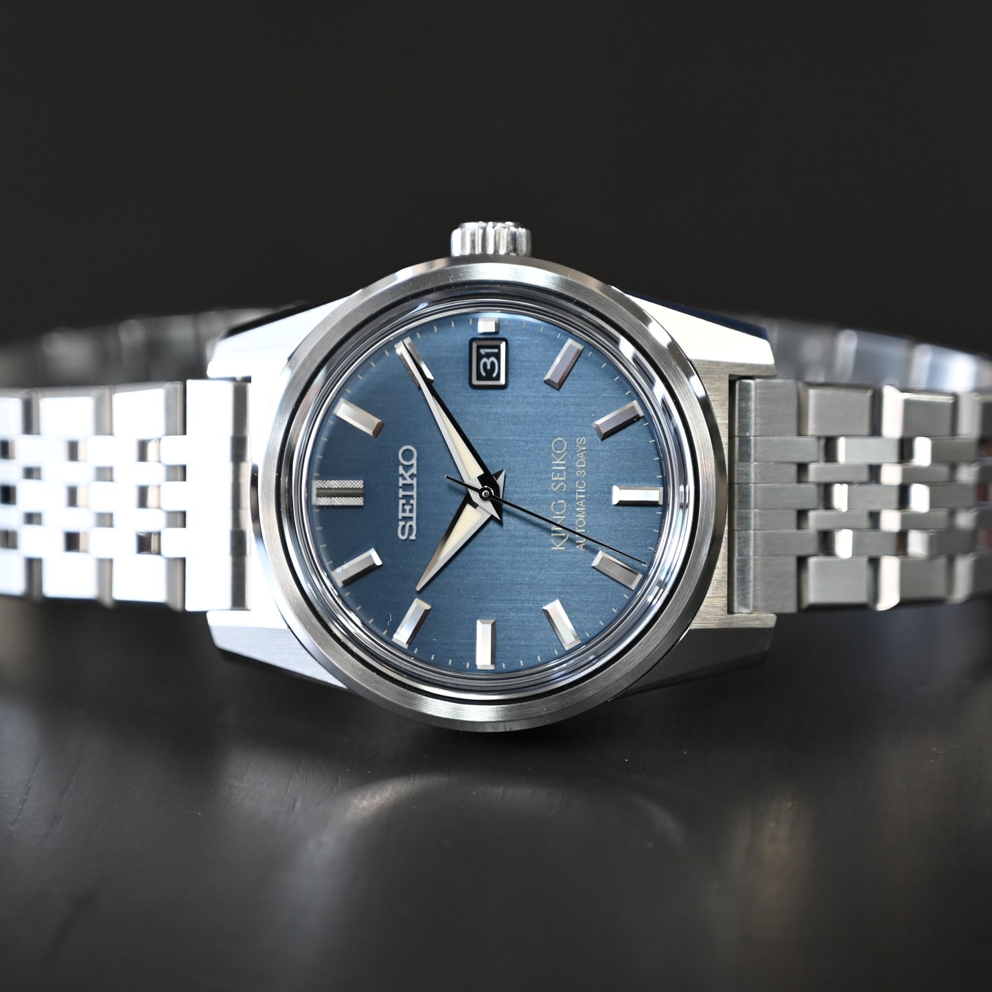 【KING SEIKO】キングセイコー SDKS023　インディゴブルー文字盤　未使用レベル