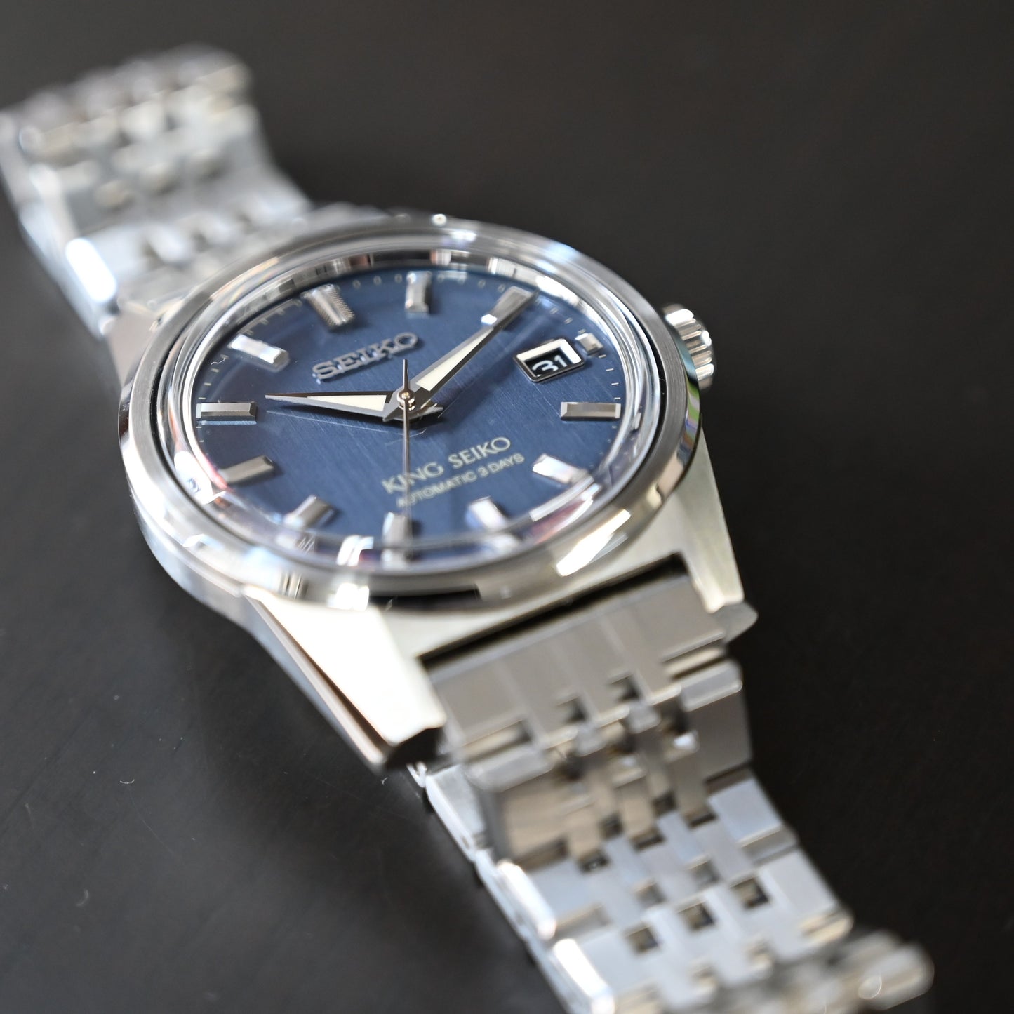 【KING SEIKO】キングセイコー SDKS023　インディゴブルー文字盤　未使用レベル