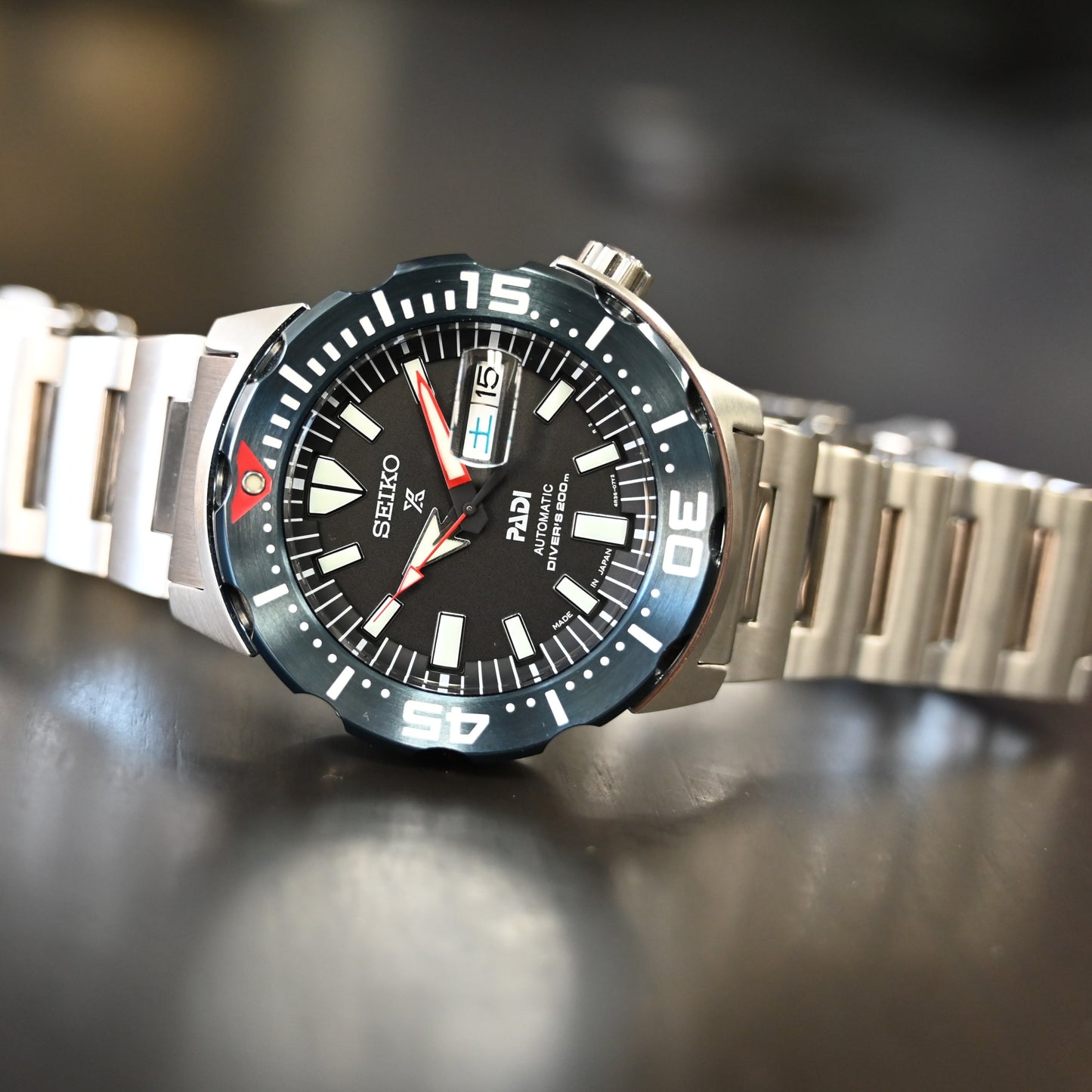 【SEIKO】セイコープロスペックス ダイバースキューバ PADIモデル モンスターSBDY057　未使用レベル　