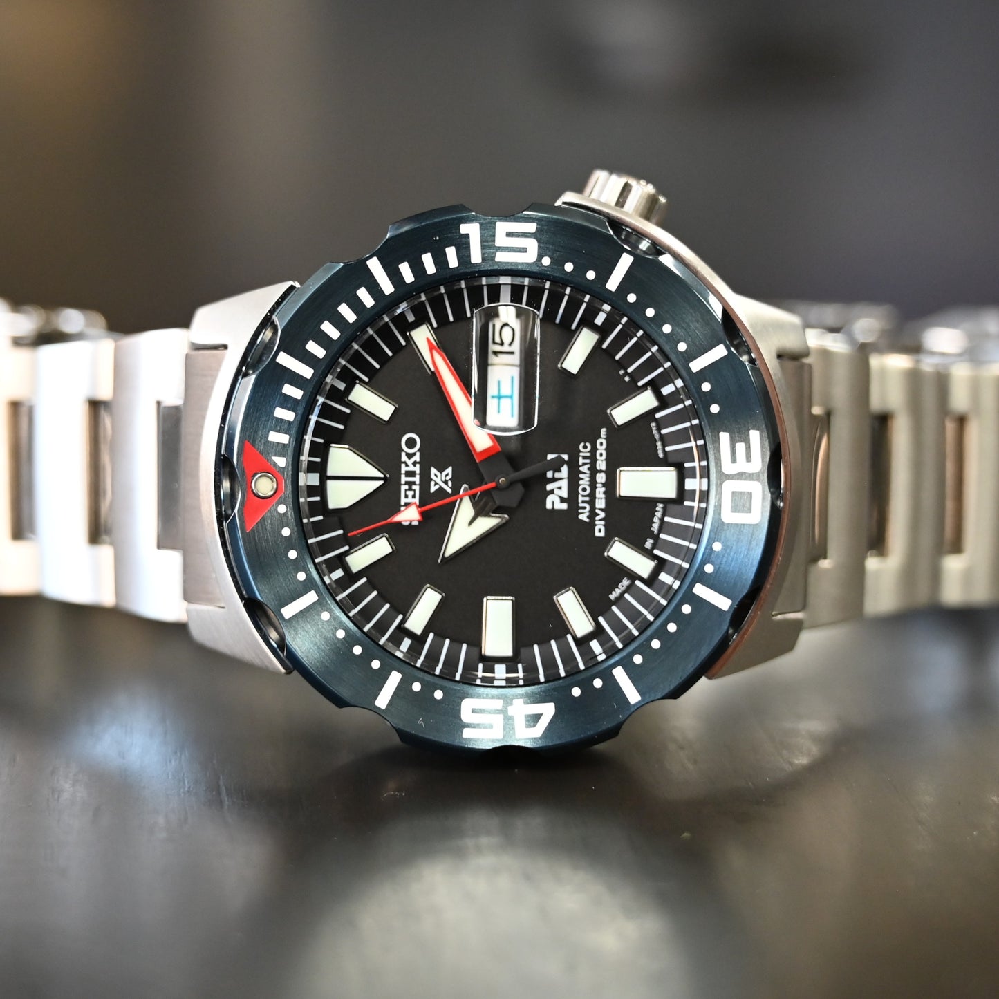 【SEIKO】セイコープロスペックス ダイバースキューバ PADIモデル モンスターSBDY057　未使用レベル　