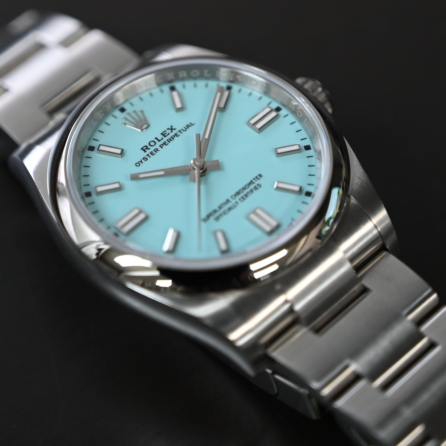 【ROLEX】ロレックス オイスター36㎜ ターコイズブブルー126000　
