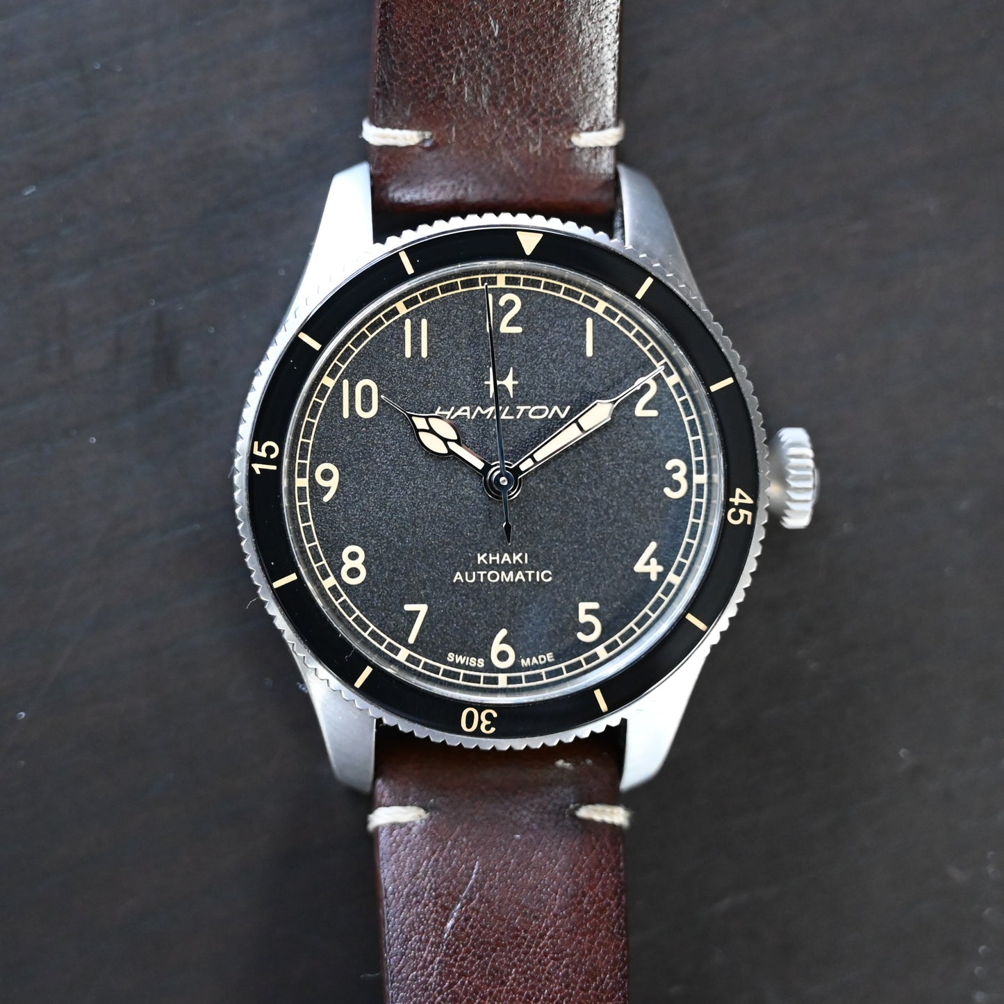 【HAMILTON】ハミルトン　カーキ アビエーション Pilot Pioneer 自動巻き | 38mm | H76205530　中古美品