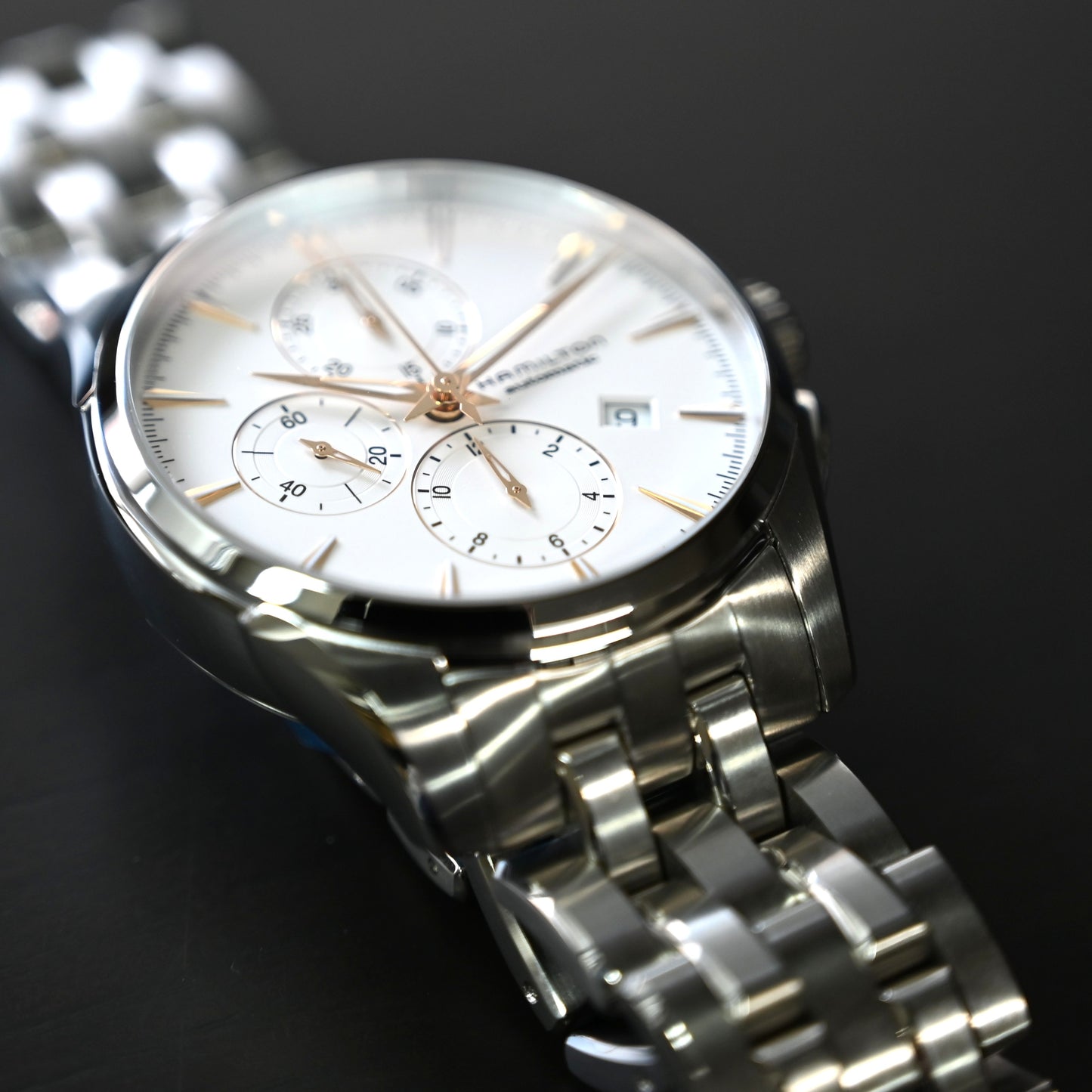 【HAMILTON】ハミルトン　ジャズマスター Maestro Auto Chrono　自動巻き | 42mm | H32586111