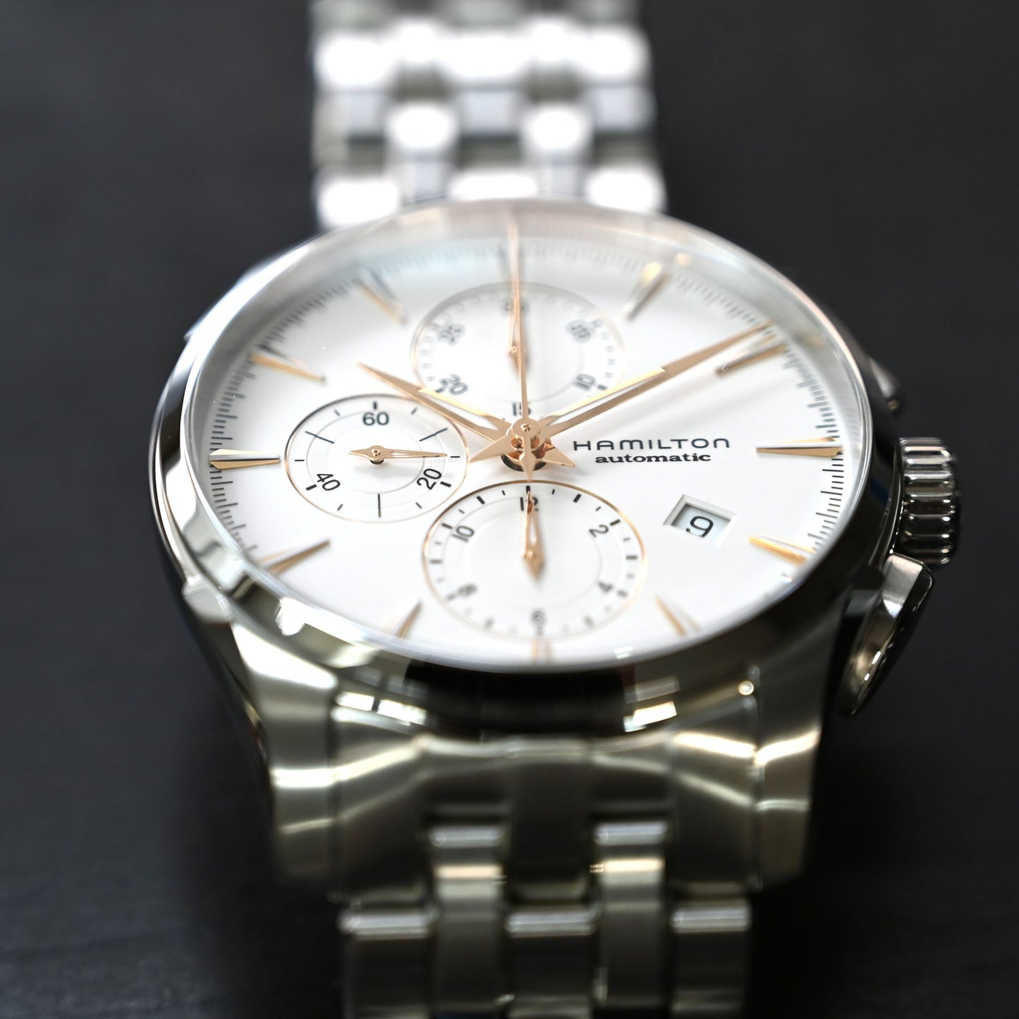 【HAMILTON】ハミルトン　ジャズマスター Maestro Auto Chrono　自動巻き | 42mm | H32586111