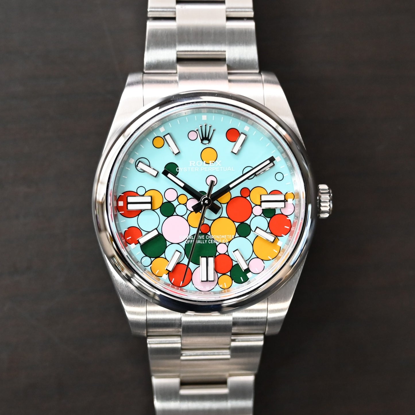 【ROLEX】ロレックス オイスター41㎜ 124300　セレブレーションダイヤル　　未使用品
