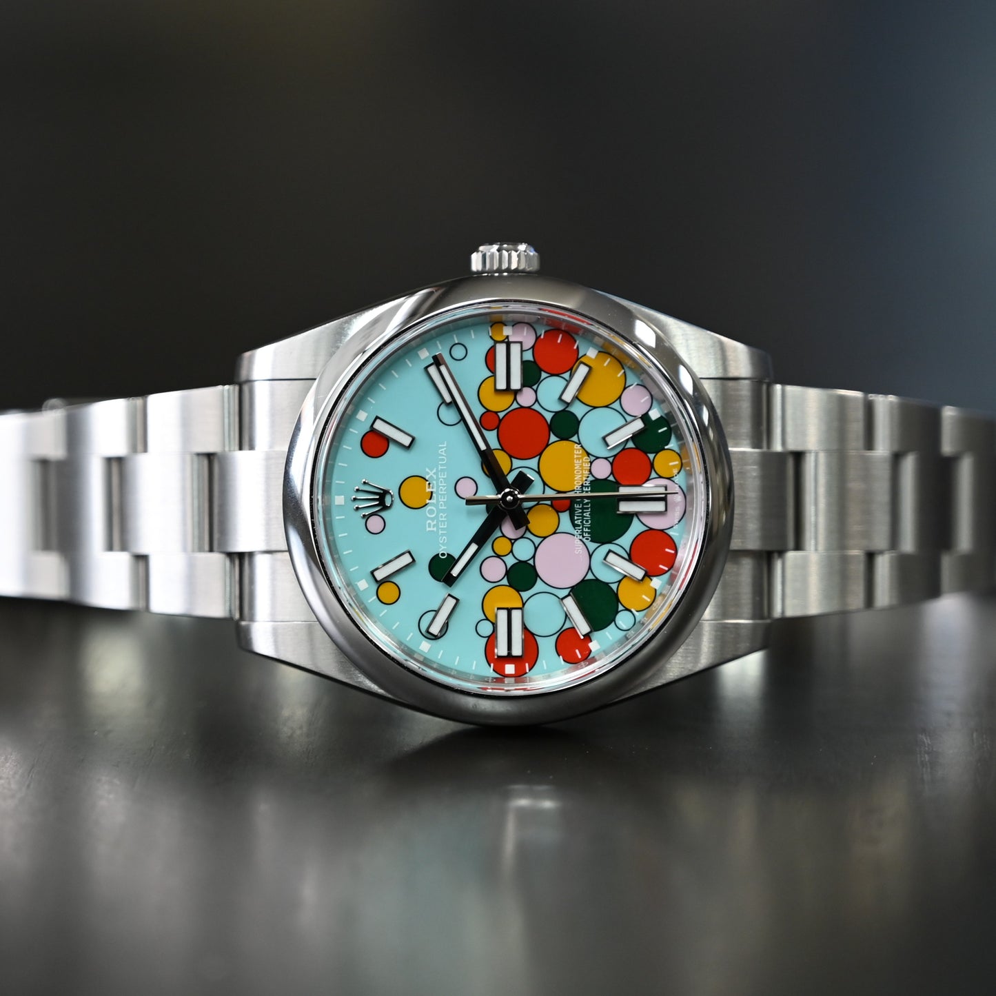 【ROLEX】ロレックス オイスター41㎜ 124300　セレブレーションダイヤル　　未使用品