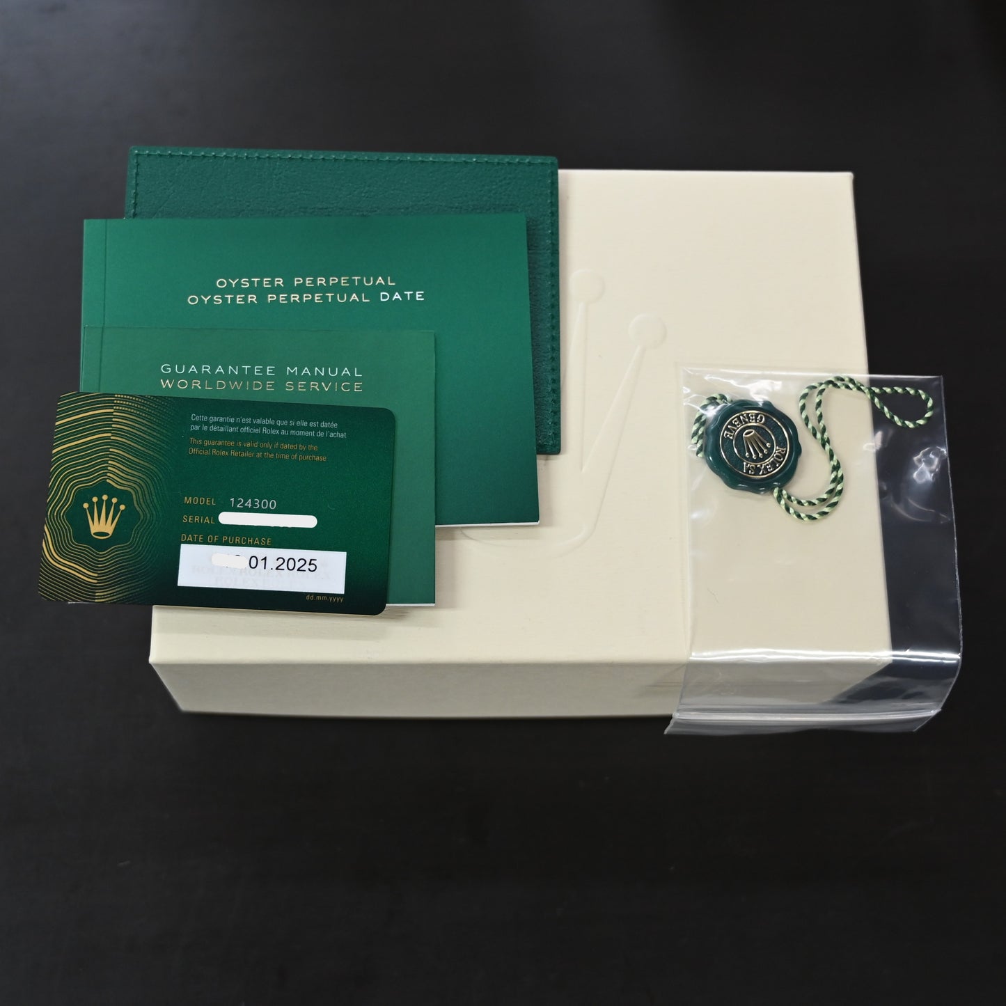 【ROLEX】ロレックス オイスター41㎜ 124300　セレブレーションダイヤル　　未使用品