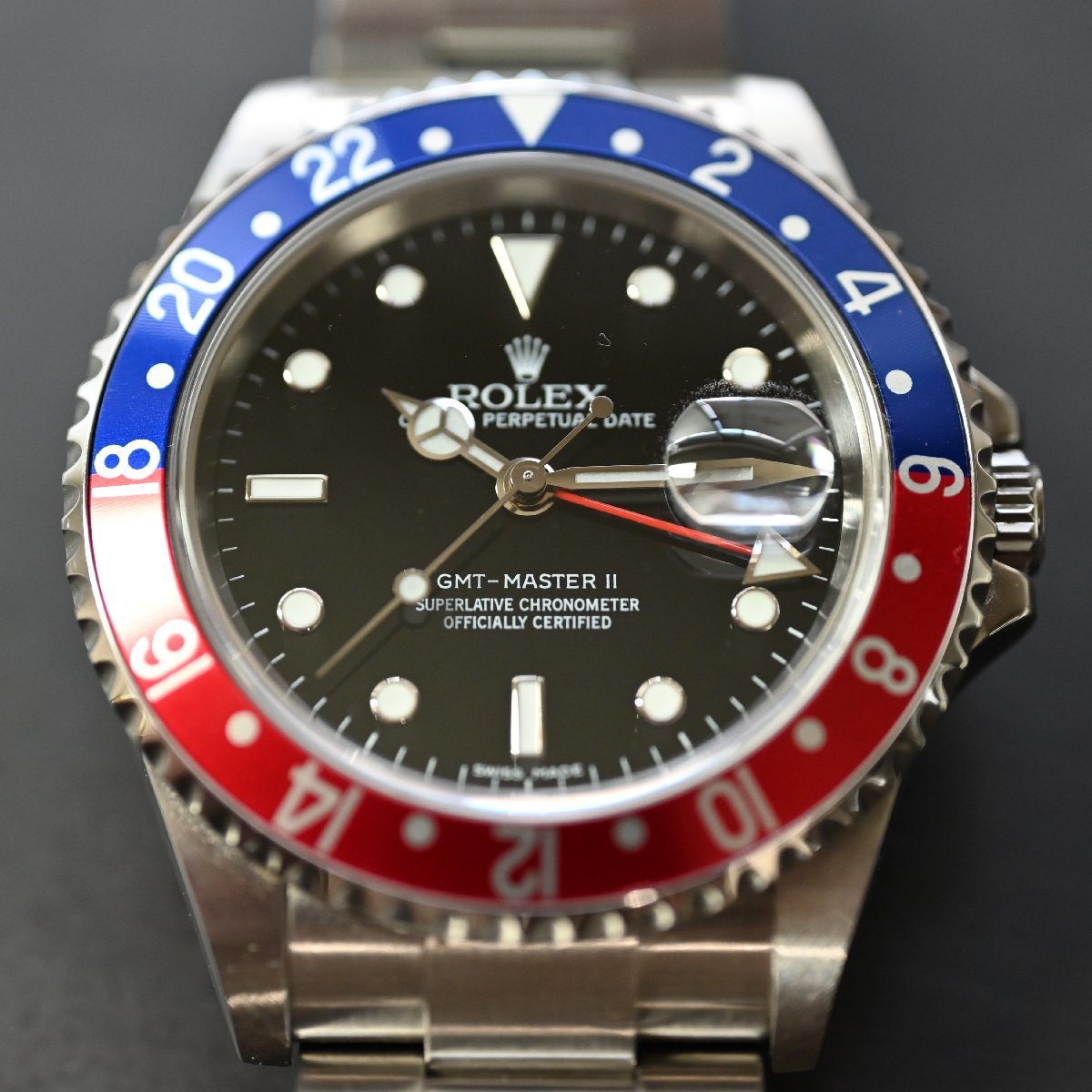 ロレックス 純正 GMT マスターII 黒赤 ベゼル インサート Rolex - その他